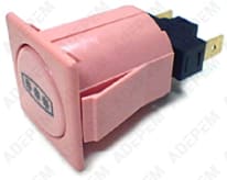 Interruptor rosa de 2 polos