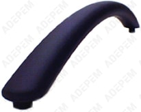 Maniglia del forno nera