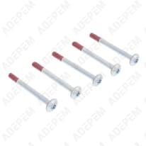 Lot de 5 vis de poignée de porte M4x44 T20 4055186656