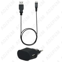 Cargador de red + cable micro usb 1a