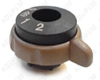 Valvola clipso marrone