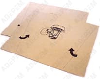 Juego de 2 filtros de papel