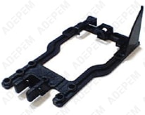 Soporte de fijación derecho