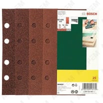 93x185 abrasivos surtidos, paquete de 25