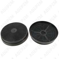 Filtros de carbón redondos d=175 mm por 2, 49037930