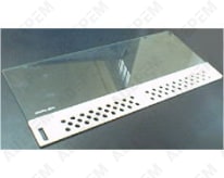 Estante de cristal 474x205 bandeja para verduras