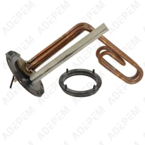 Calefactor blindado 2000W + ánodo + junta, 029671