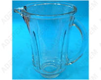Vaso de cristal desnudo