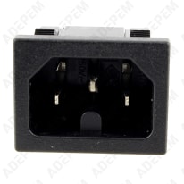 conector macho de 3 clavijas c072287