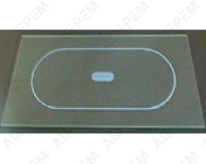 Ripiano in vetro 447x210 vassoio per verdure