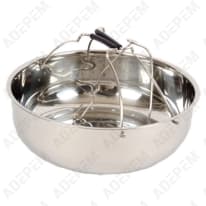 Cesta de vapor + pie ss-208054