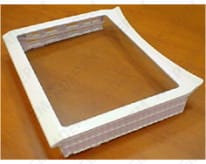 Estante de cristal 470x398 + portaobjetos