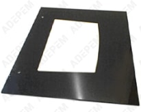 Cristal exterior negro