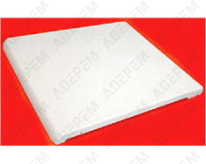 Tapa blanca + topes 70X1965