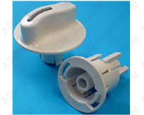 Botón blanco del temporizador