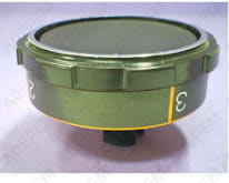 Pulsante marrone del programmatore da 1 a 4