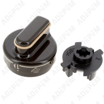 Botón programador 1 a 3 marrón