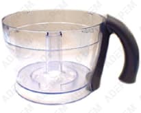 Bol gris para robot de cocina