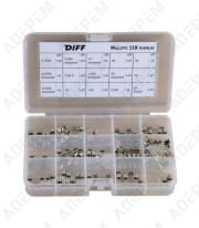 Caja de fusibles de 118 piezas