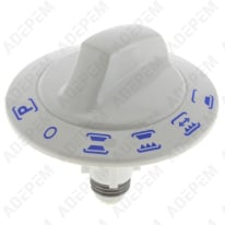 Botón interruptor blanco