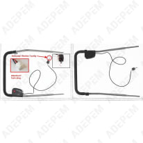 Guidon supérieur complet + boitier 341313103903