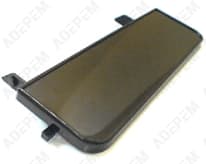 Asa de salpicadero negra