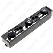 Juego de tazas negras