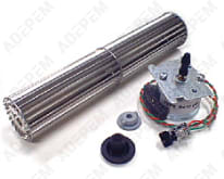 Motor del ventilador de la turbina