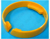 Anello di sicurezza giallo per maniglie