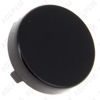 Botón de control negro