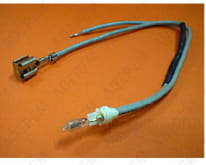 Luz amarilla de la freidora