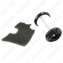 Kit filtro Hepa + filtro motor 160x105m