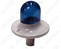 Botón gris del temporizador