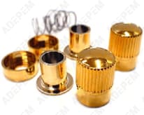 Botones dorados del temporizador (2)