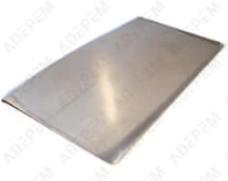 Cubierta de cepillo de aluminio