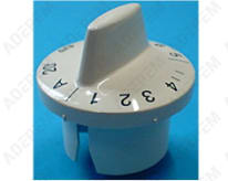 Botón blanco del temporizador