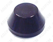 Pulsador de encendido marrón