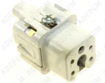 Conector hembra flexible