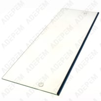 Estante de cristal medio frontal 510x171