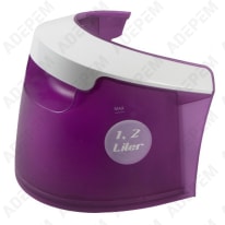 Depósito de agua morado