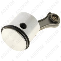 Pistón + biela + segmentos