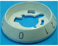 Pulsante bianco disco da 0 a 12