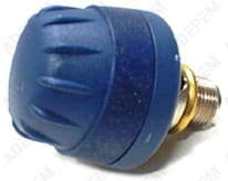 Tapón central de vapor 15mm azul