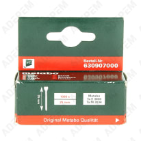 Clavos de 25 mm por 1000