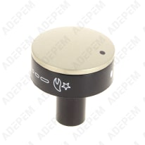 Pomo de gas negro y gris 6h c00144635