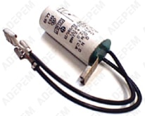 Supresor 0,1µf + 2x0,0027µf