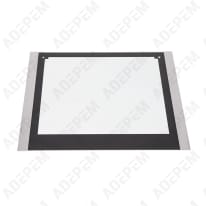 Ojal para puerta de acero inoxidable, 592 x 490 mm, 5612573286