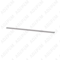 Glasablage-Randleiste, vorne, metallisch, 453,5 mm, 140179539071