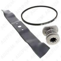 Cuchilla + soporte + correa 381003381/0