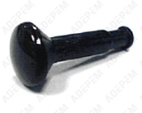 Botón de control negro